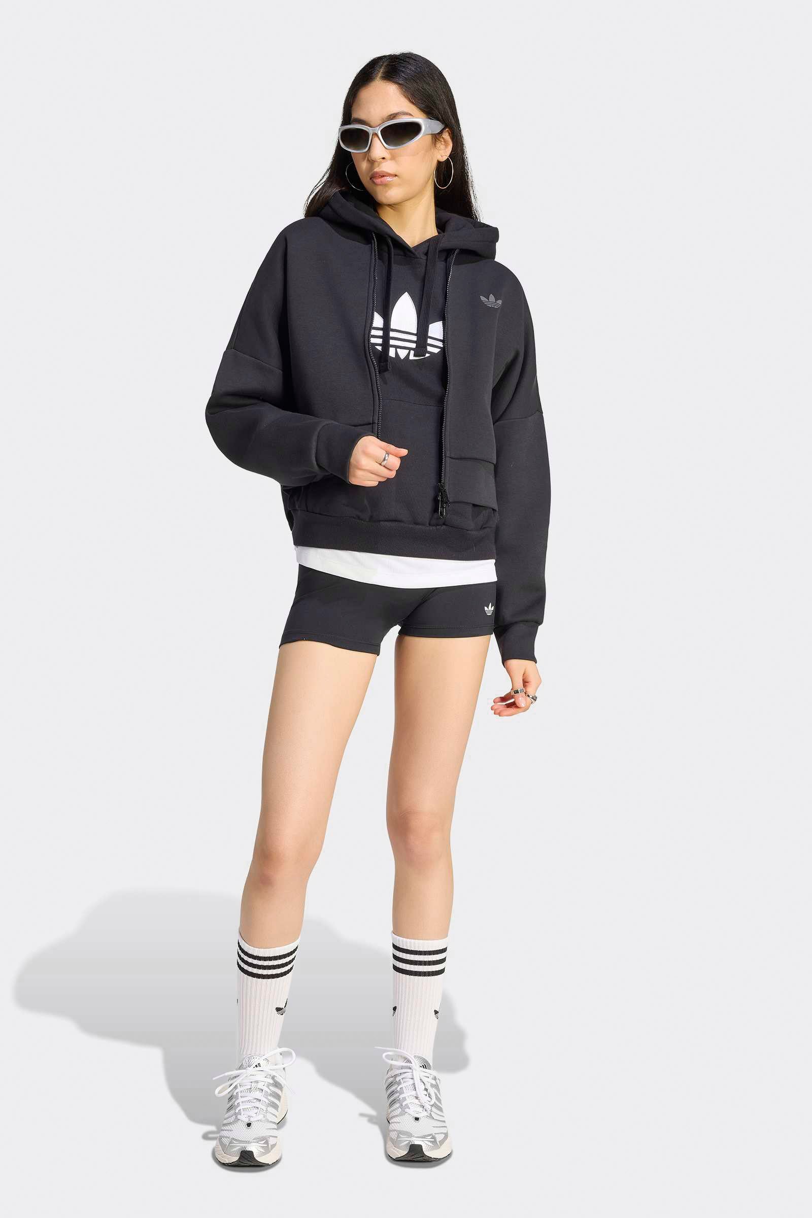 Spacer Sweatjacke - Black