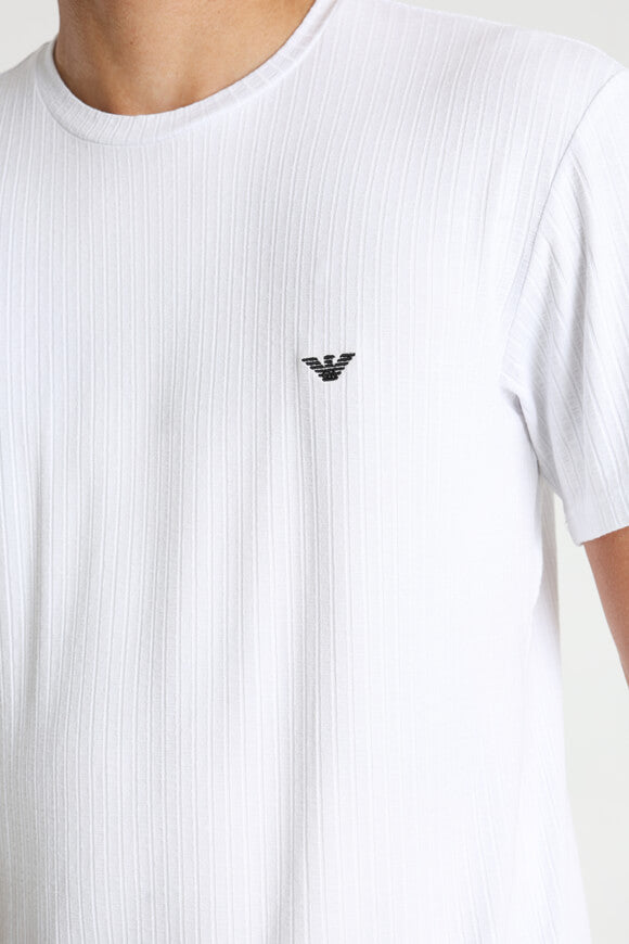 Strukturiertes T-Shirt - White