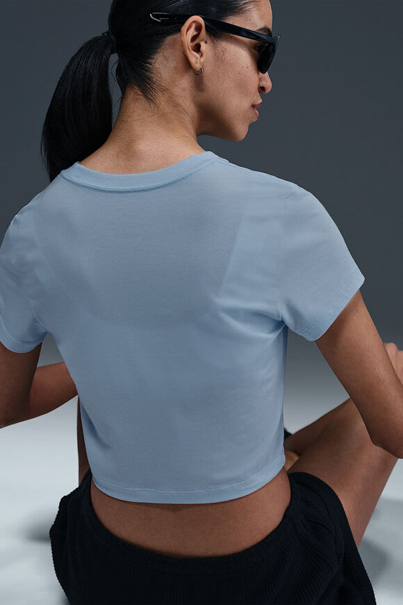 Crop T-Shirt - Blue Tint