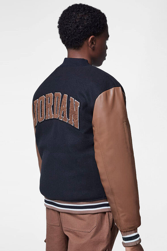 Bomber Varsity - Black + Archaeo Brown