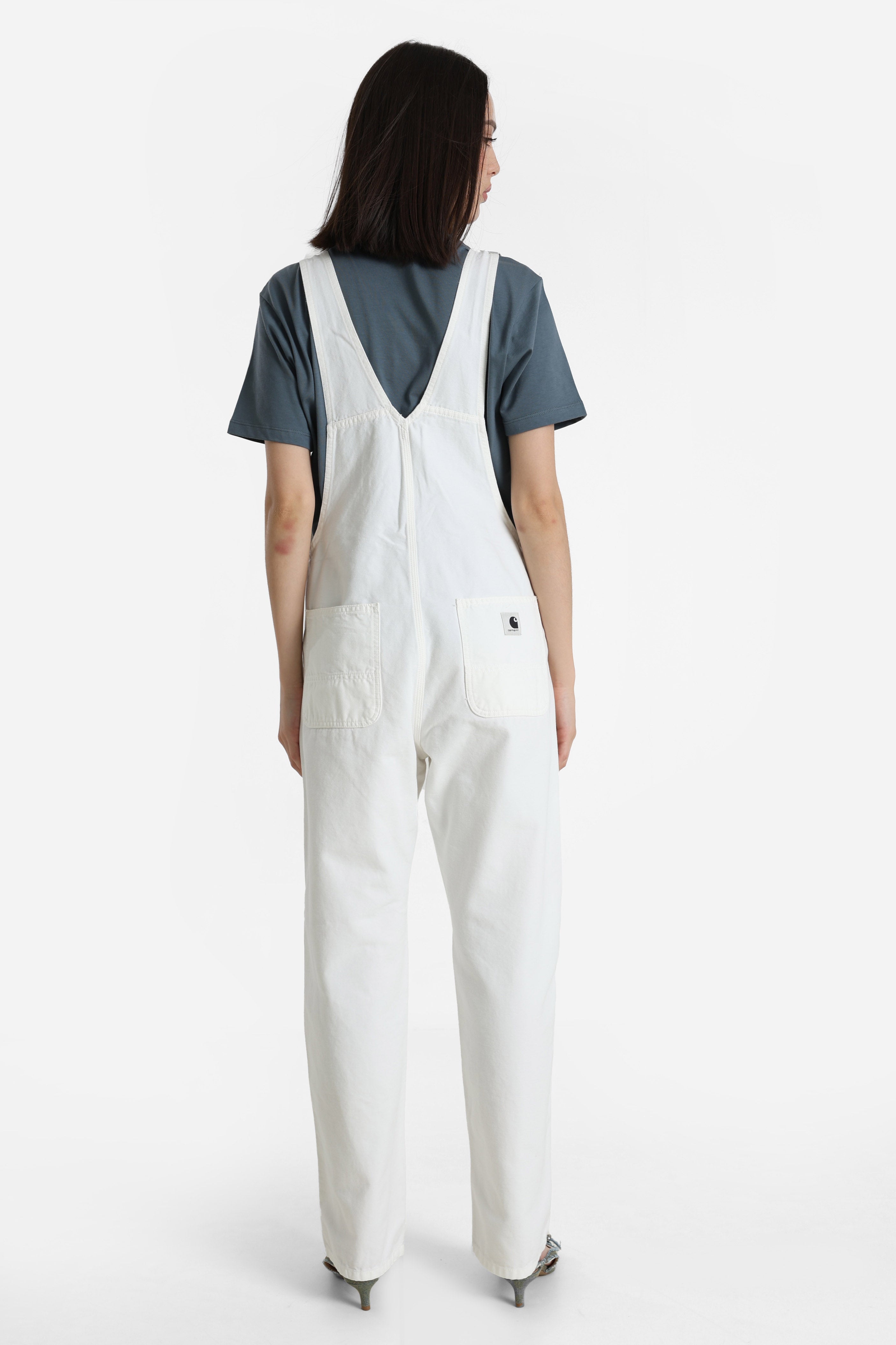 Salopette dritta in denim Bib - Wax Rinsed