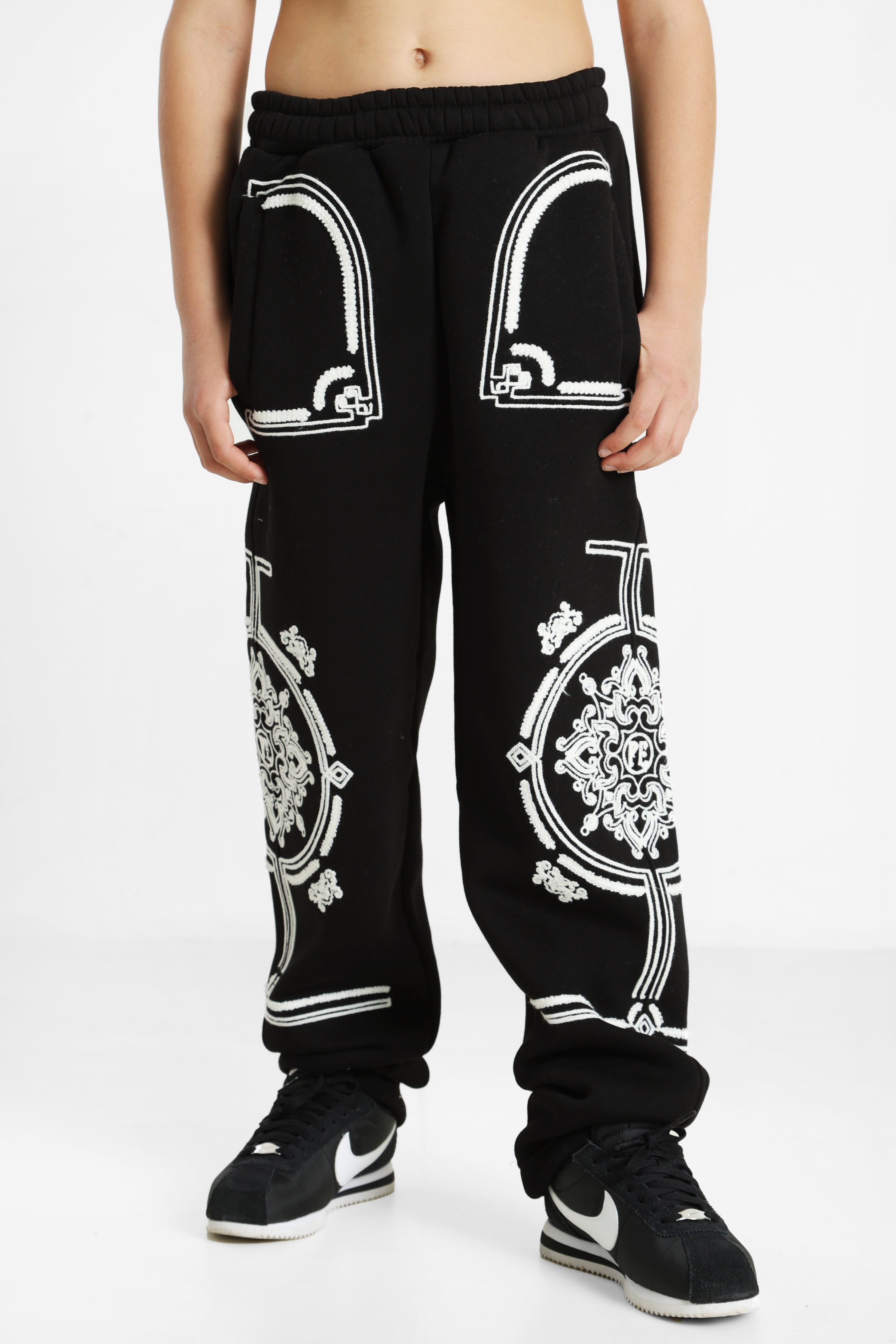 Sweathose - Black + White