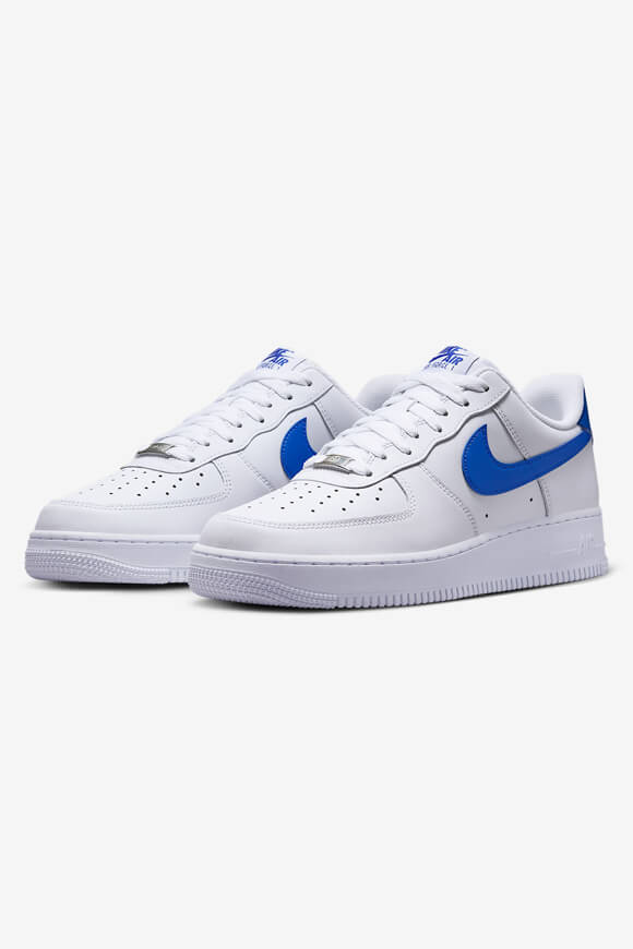 Air Force 1 '07 Sneaker - White + Hyper Royal