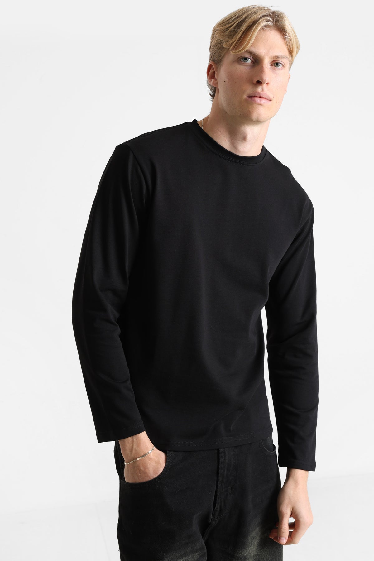Langarmshirt - Black