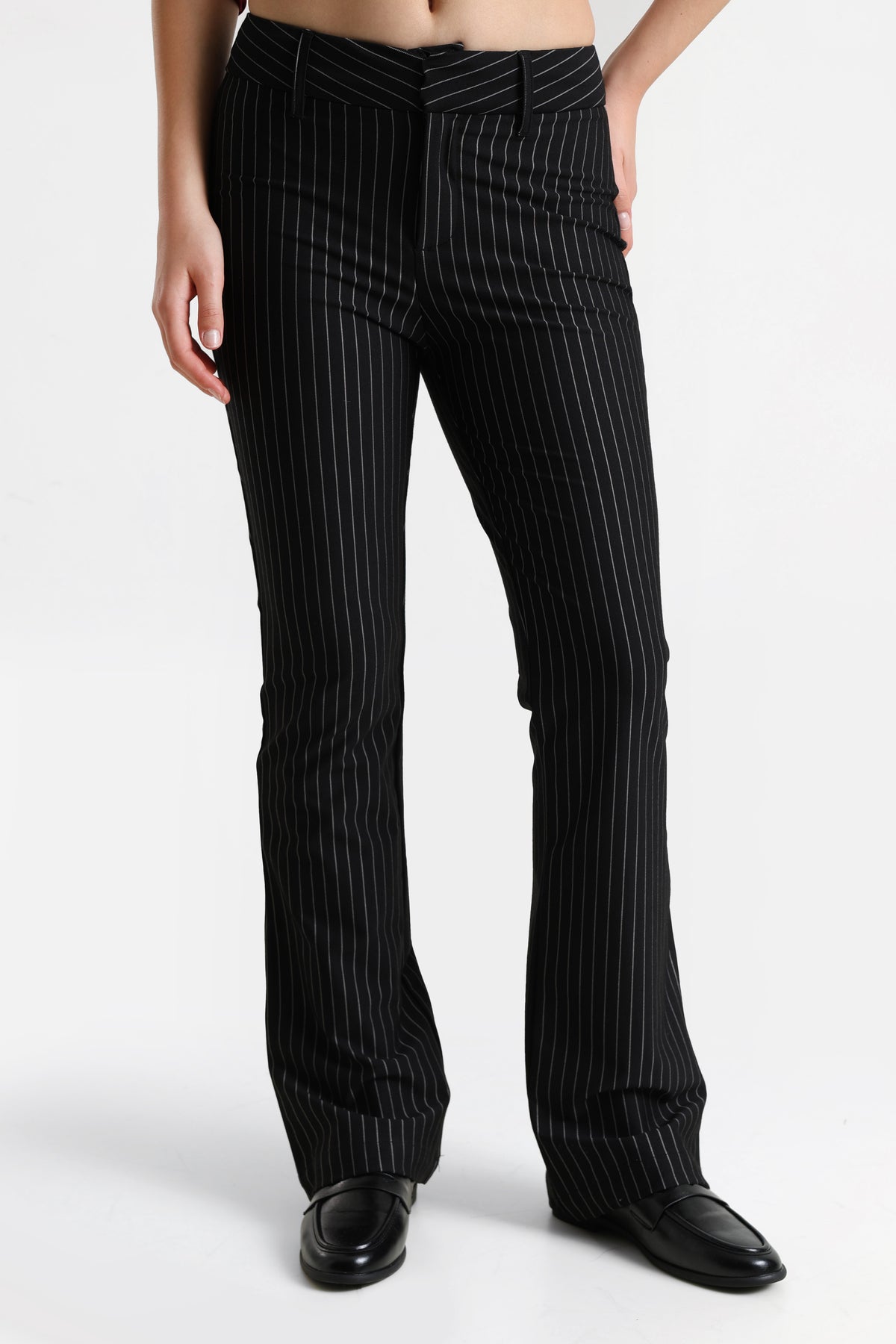 Flare-Hose - Black + Offwhite