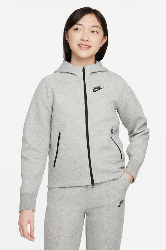 Kapuzensweatjacke - Grey Heather