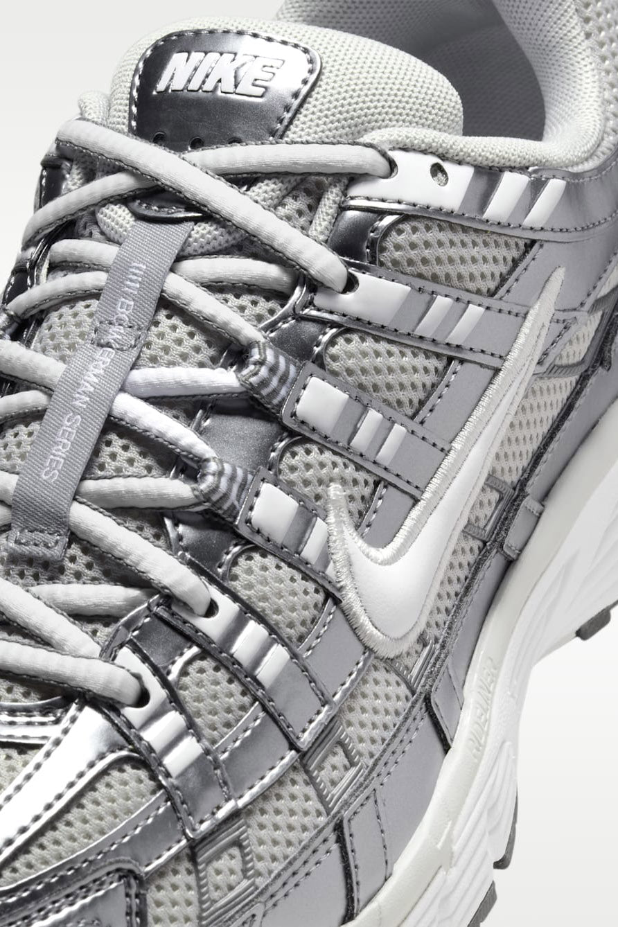 P-6000 Sneaker - Grey Fog + White + Metallic Cool Grey