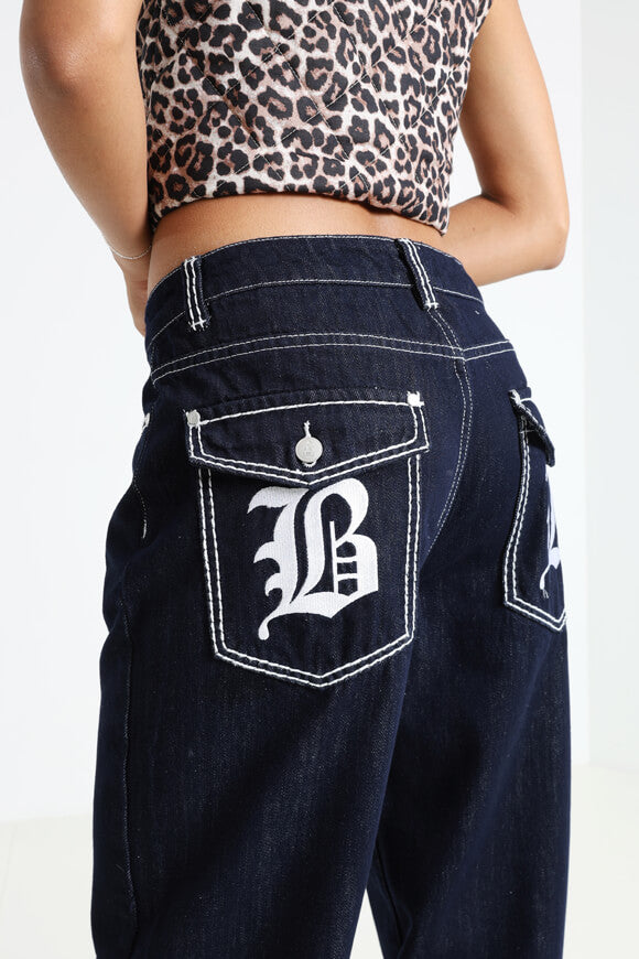 Jeans baggy - bleu foncé
