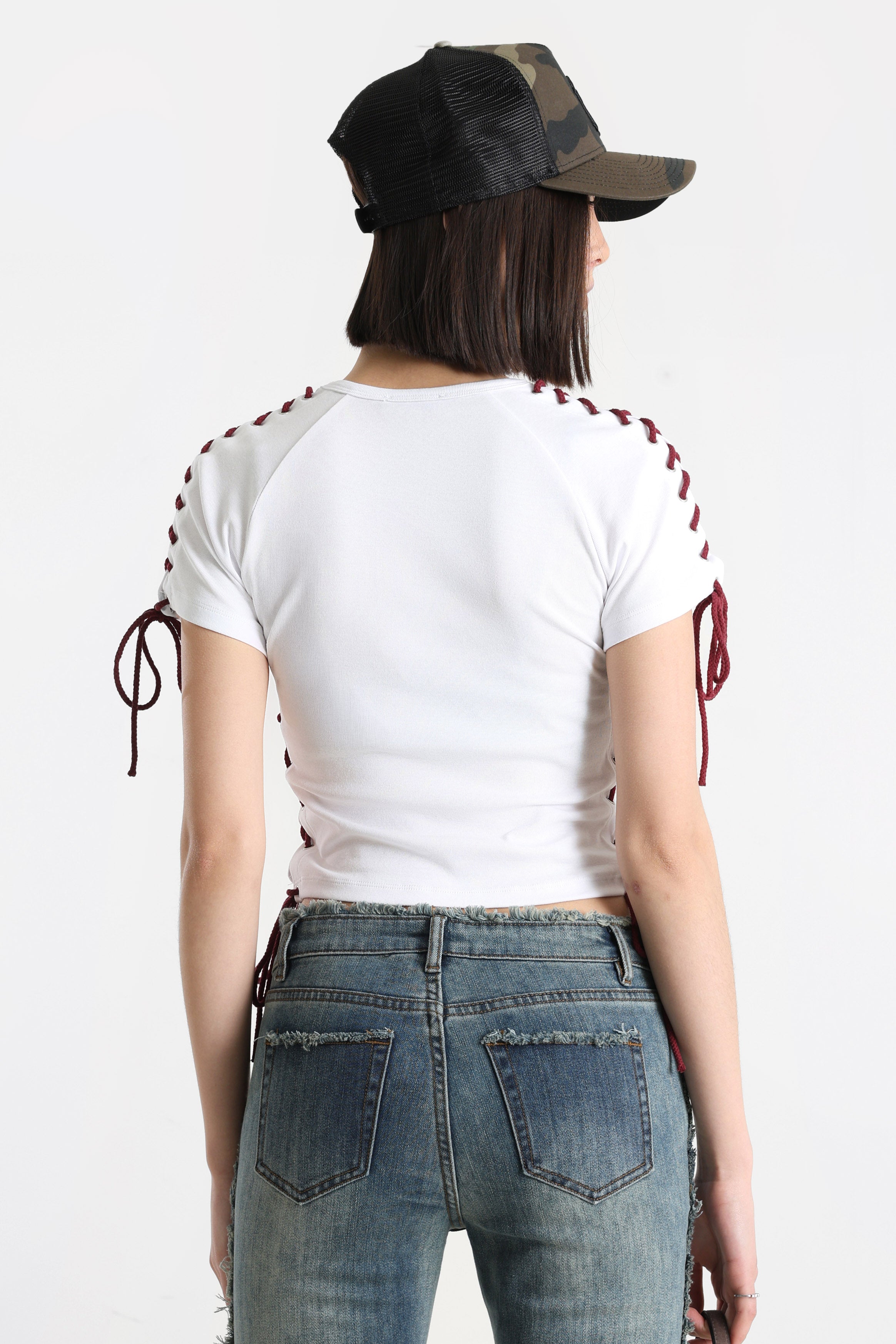 Crop T-Shirt - Weiss