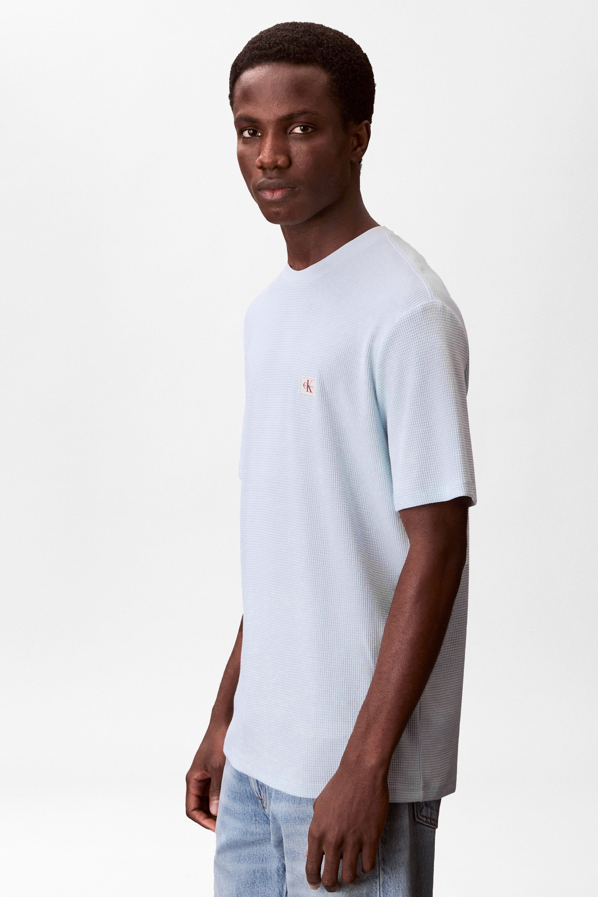 T-Shirt mit Waffelstruktur - Plein Air