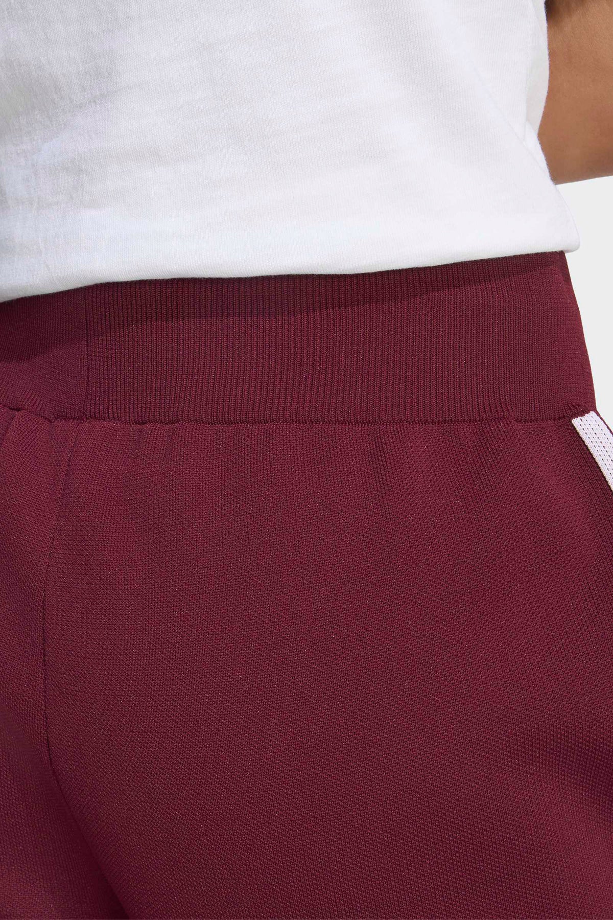Strick-Trainingshose - Maroon
