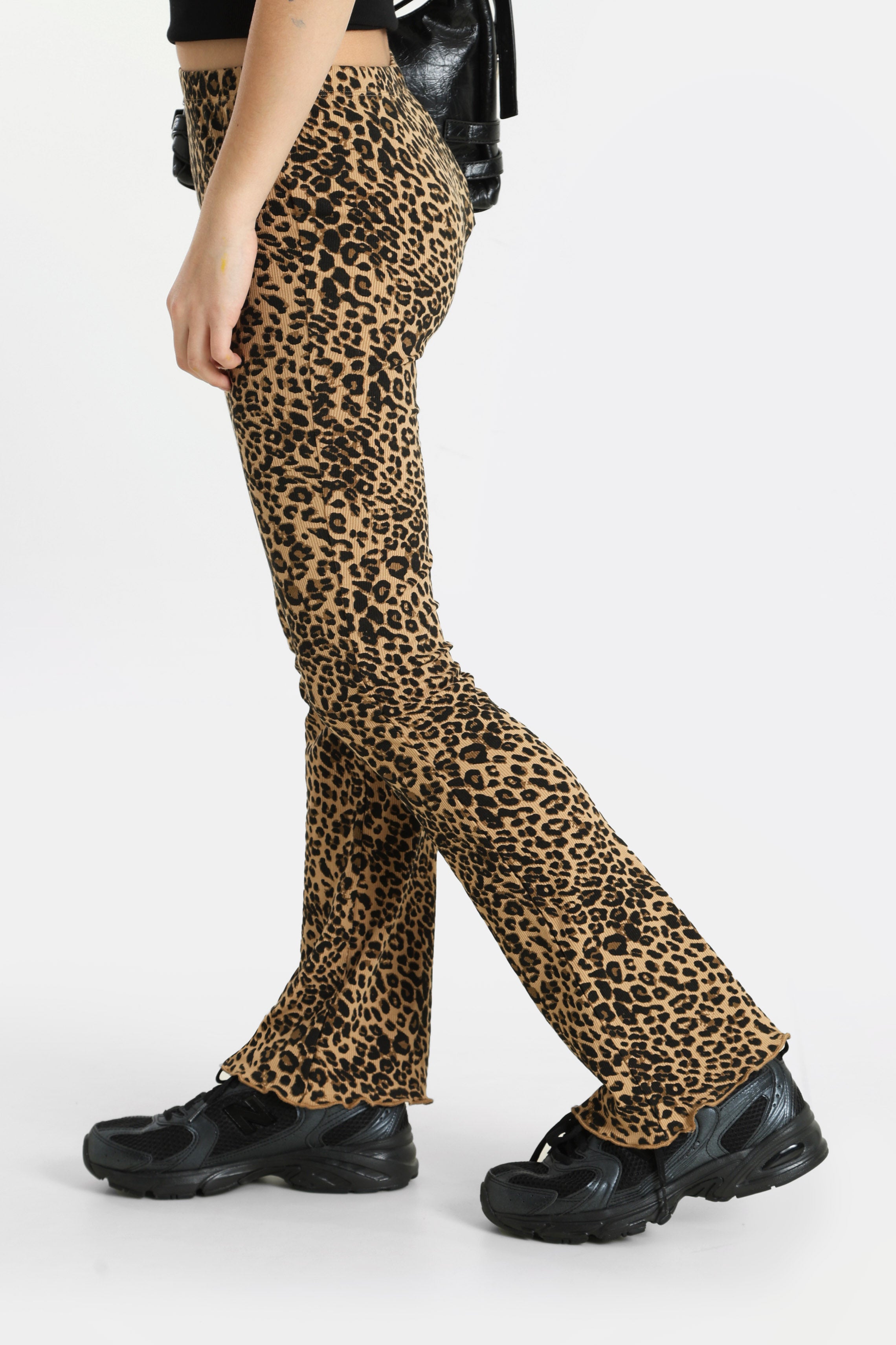 Ribbed flare leggings - Leo
