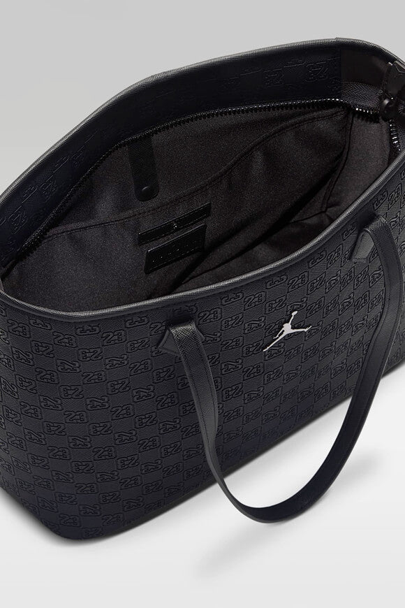 Monogram Shopper - Black