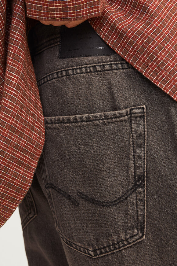 Ron Extra Baggy Fit Jeans L32 - Grey + Brown