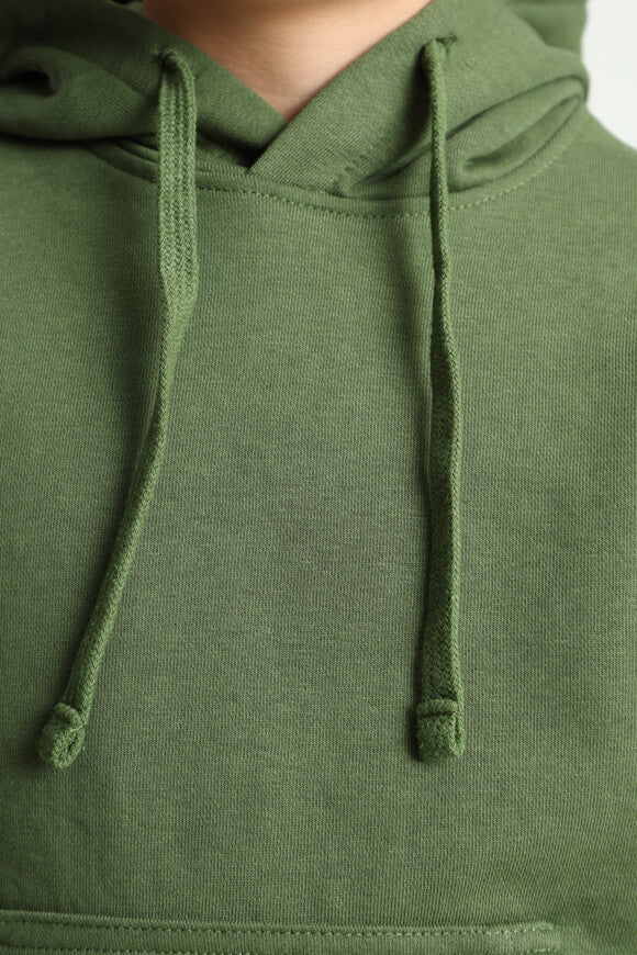 Hooded sweatshirt - Olive