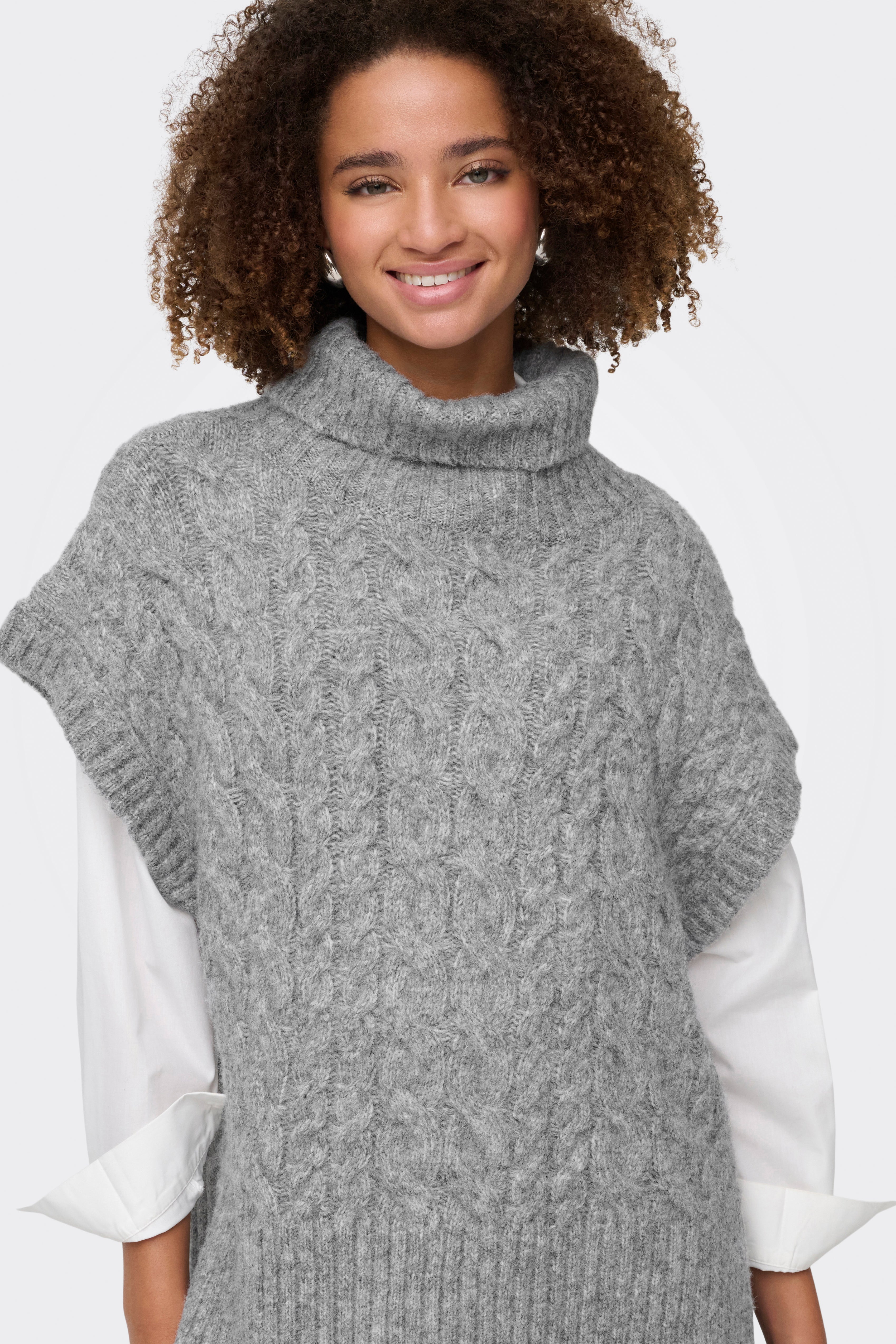 ONLIDA - Maglione in maglia grigio chiaro melange