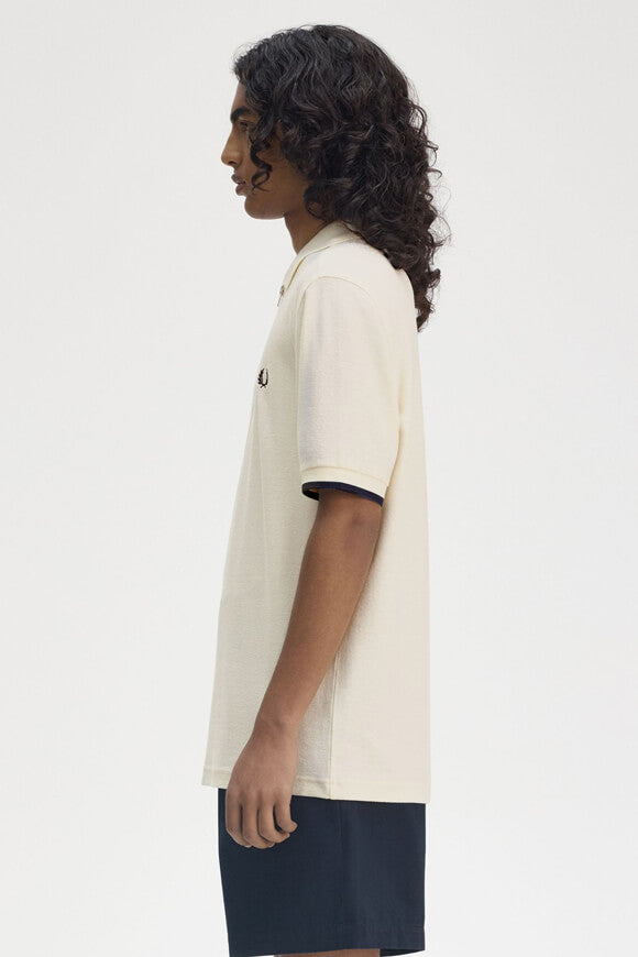 Structured polo shirt - Offwhite