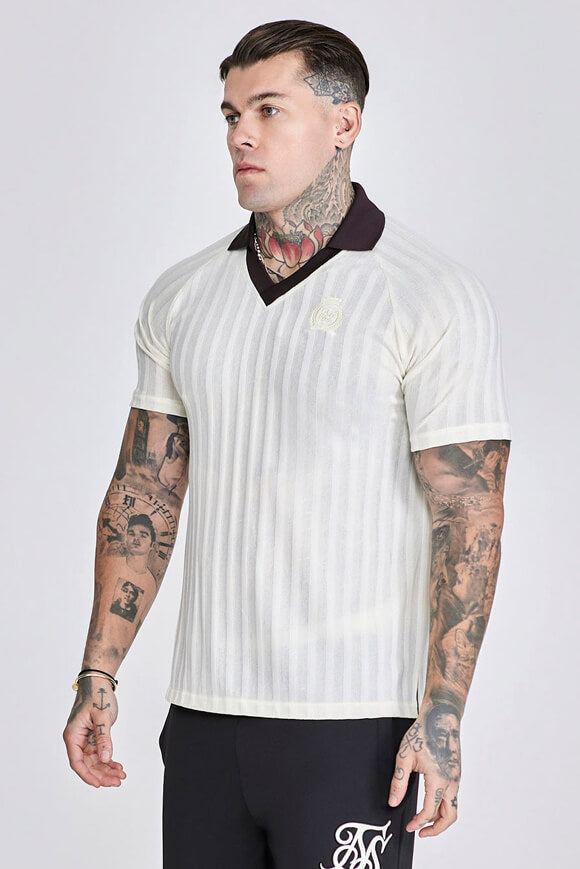Structured polo shirt - Offwhite