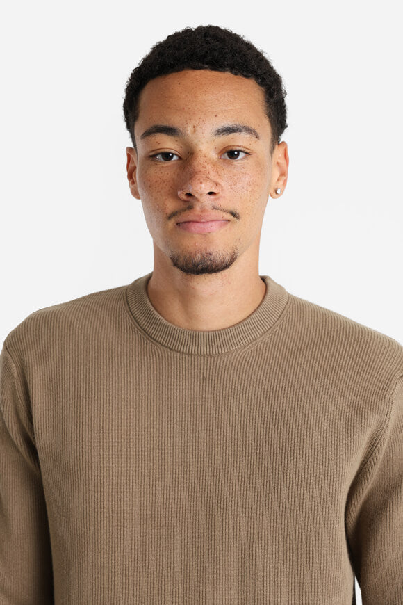 Pull en tricot côtelé - Desert Taupe