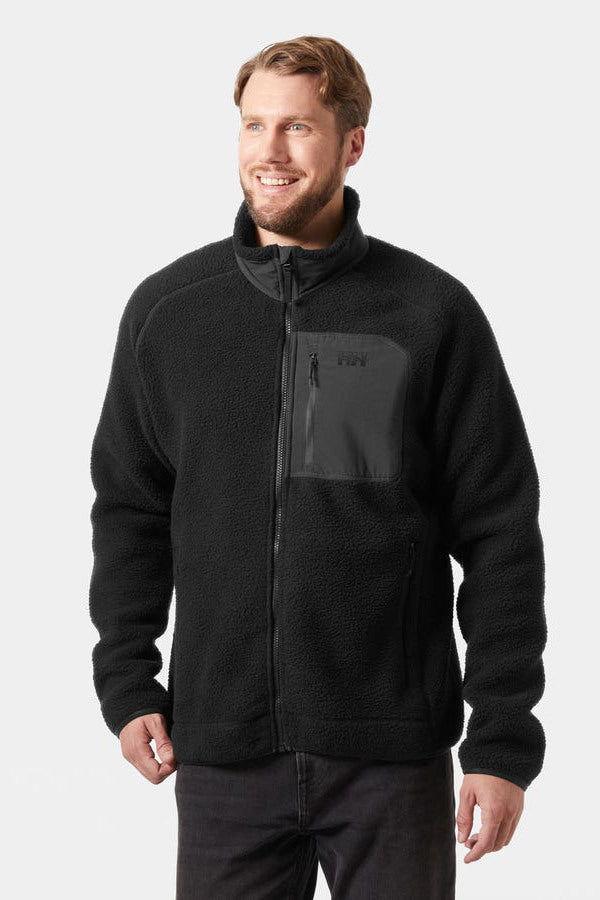 Panorama Pile fleece jacket - Black