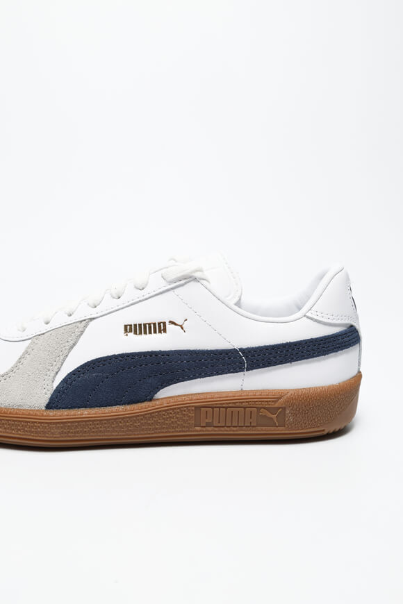 Army Trainer Sneaker - White + Club Navy