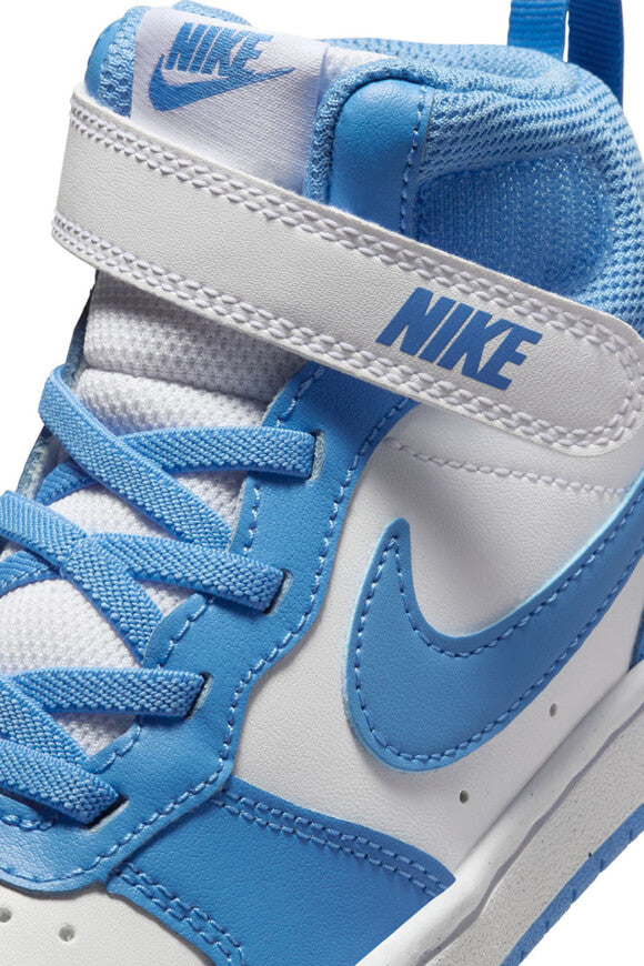 Court Borough 2 Kids Sneaker - White + Blue Beyond