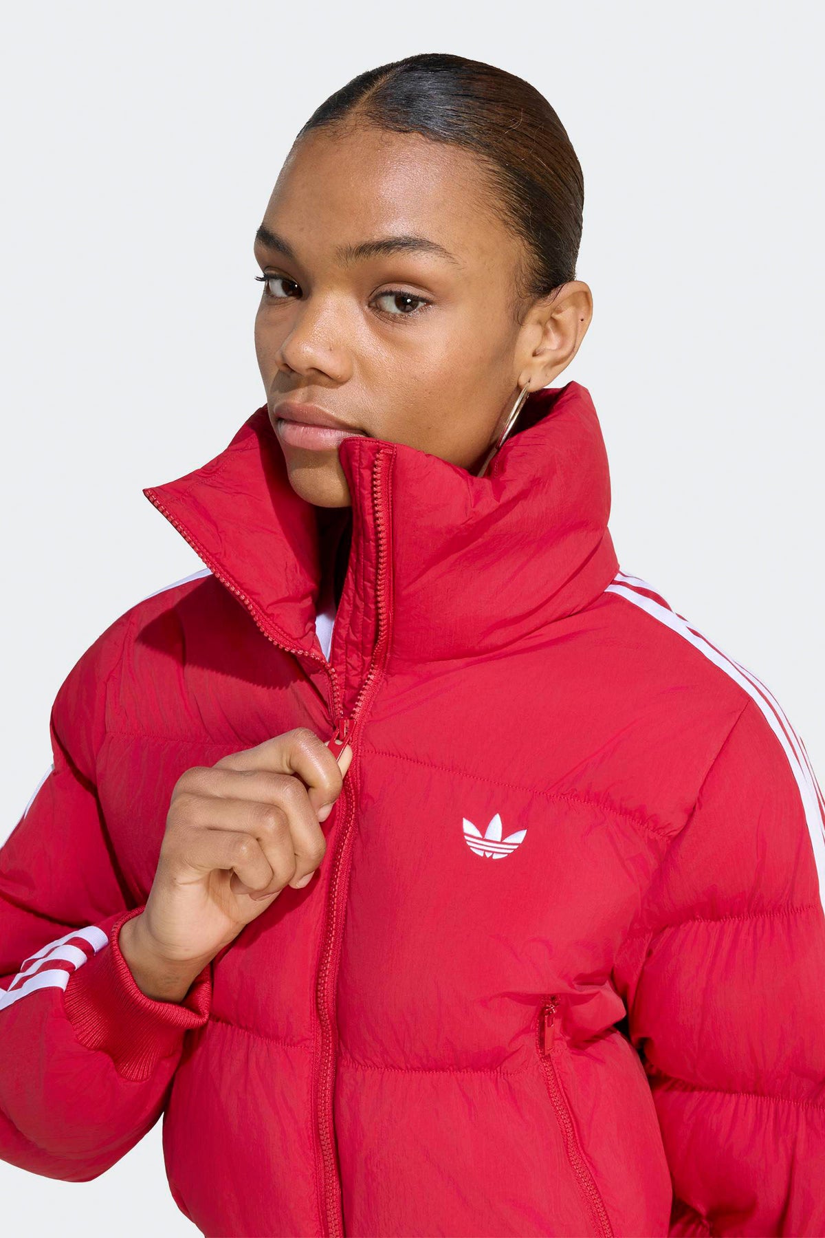 Giacca bomber corta trapuntata - Team Victory Red