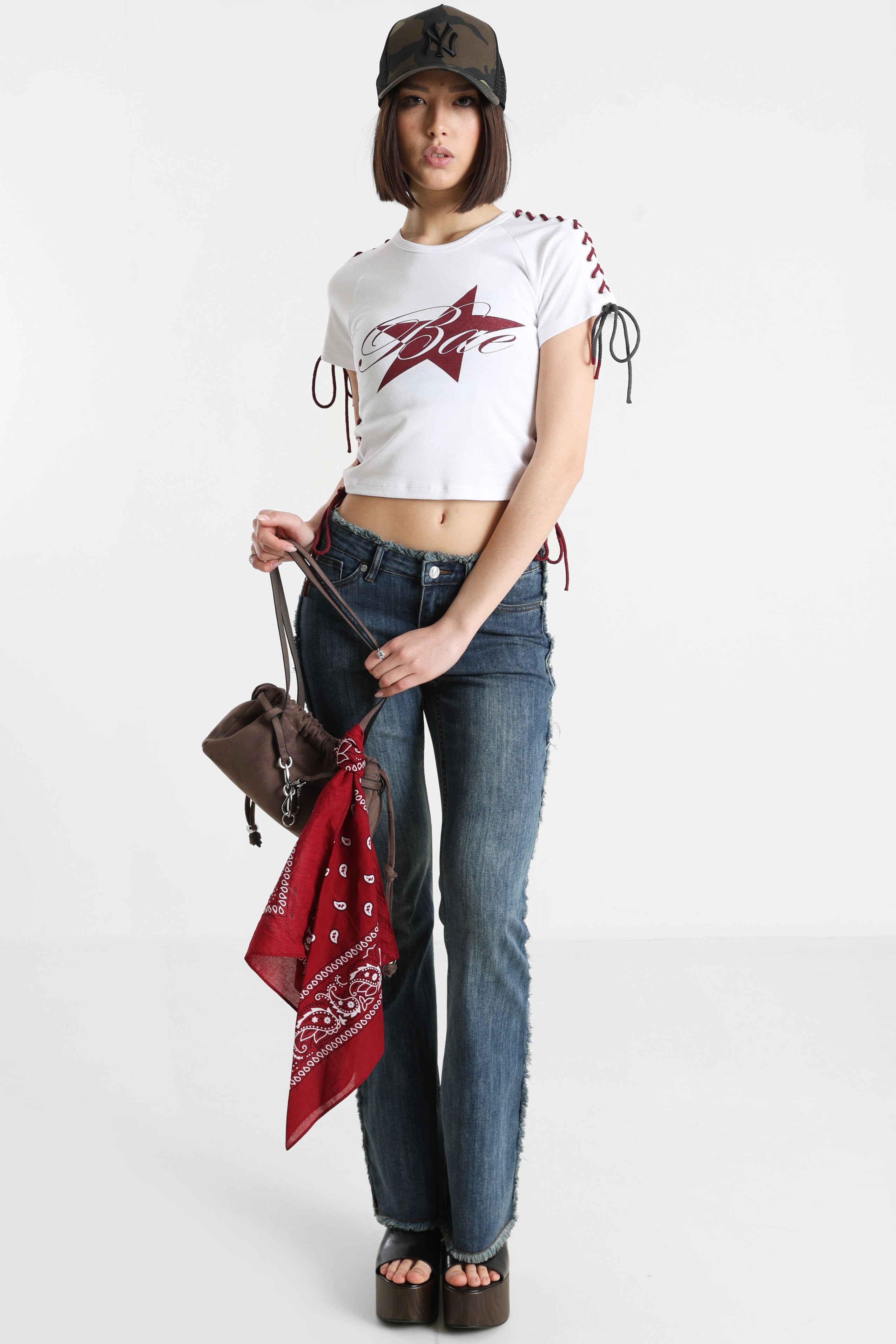 Crop T-Shirt - Weiss