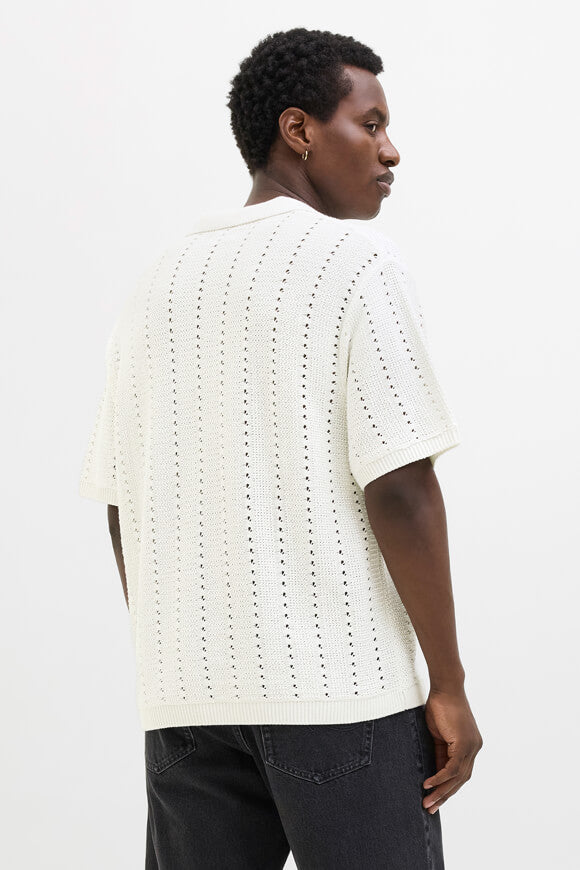 JORPAROS polo en tricot - Sea Salt