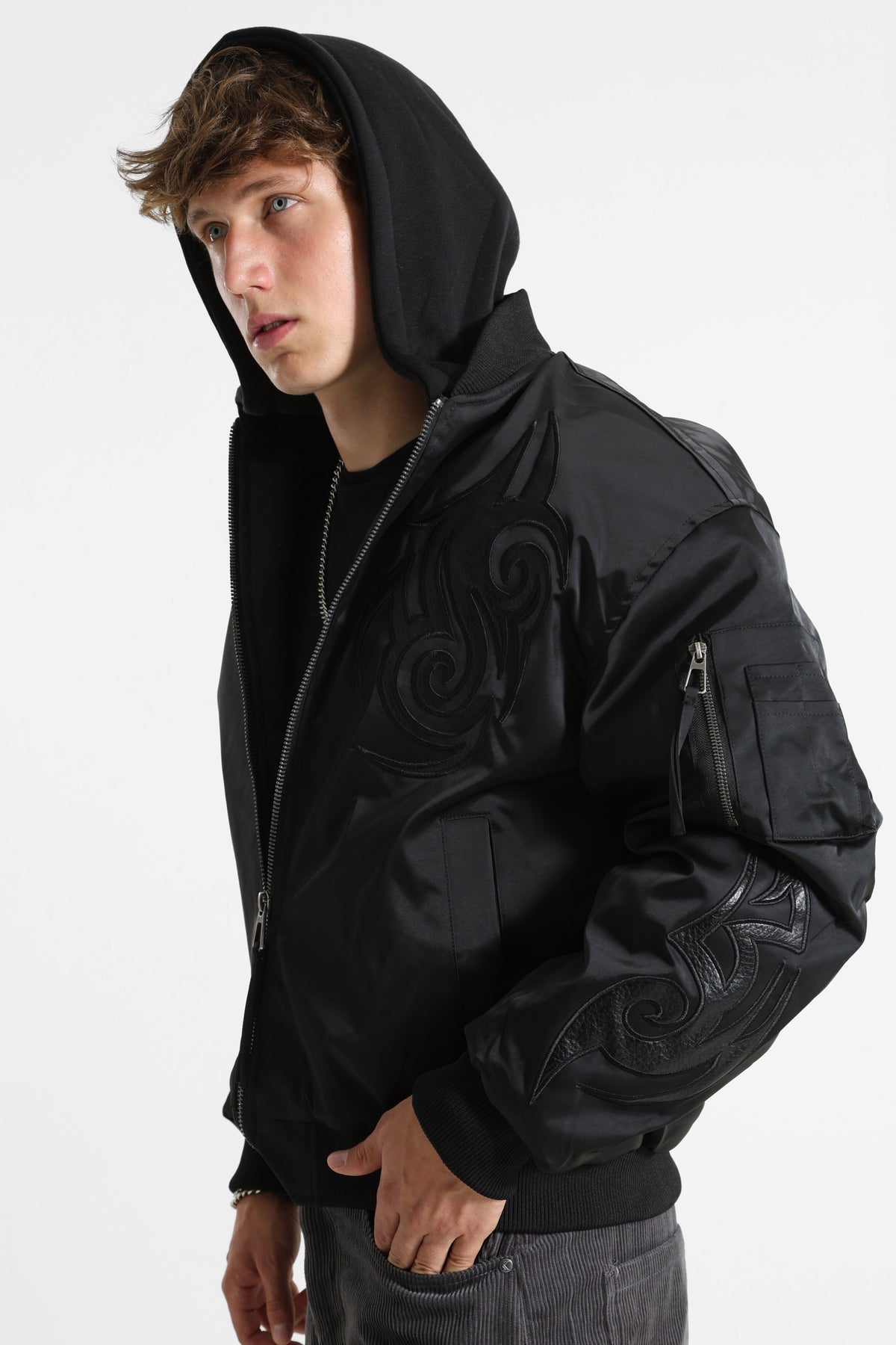 Wattierte Bomberjacke