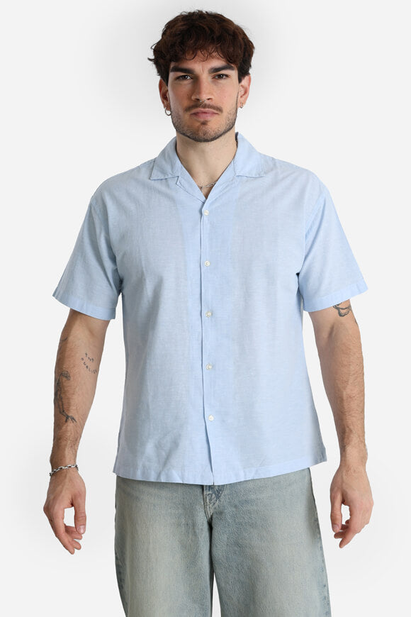JJEBREEZE chemise en lin - Chambray Blue