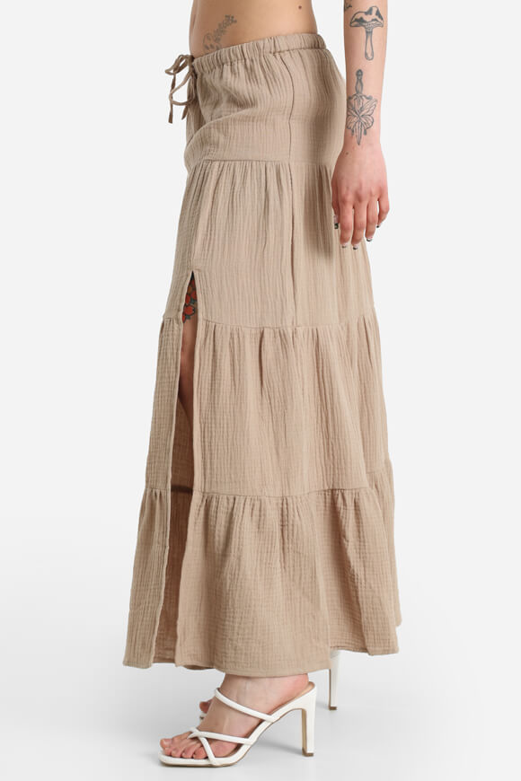 Muslin maxi skirt - taupe