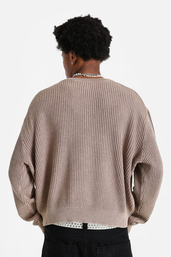 Pull en tricot - Marron clair