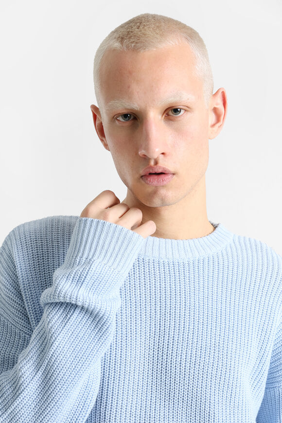 Pull en maille - Bleu clair