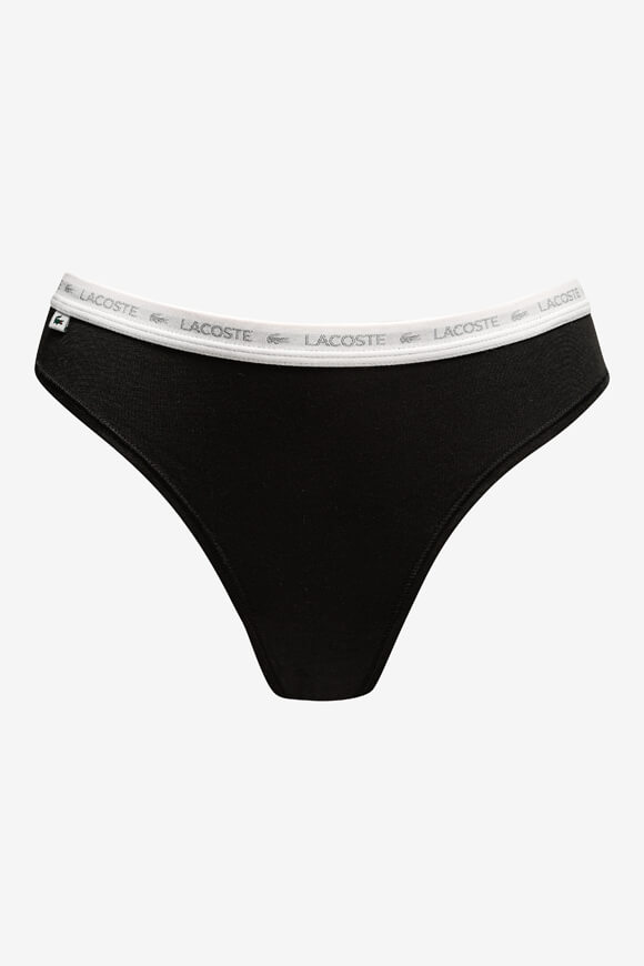 Three-pack strings - Black + White + Silver Heather