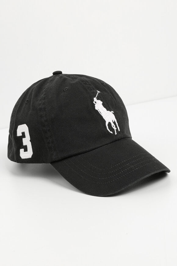 Strapback Cap - Schwarz + Weiss
