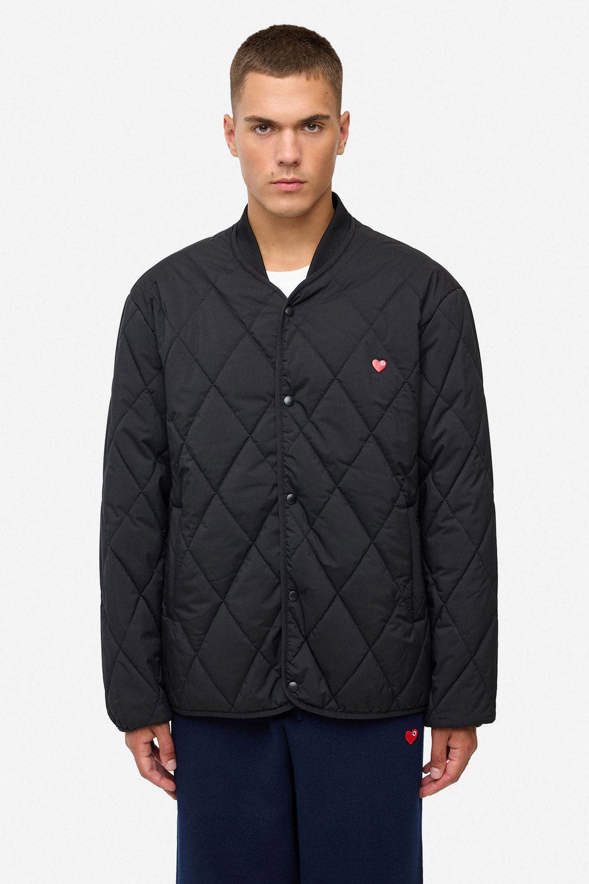 Lightweight quilted jacket - Black
