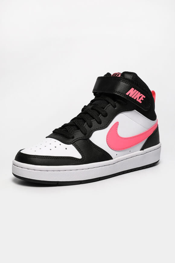 Sneaker Court Borough 2 - Bianco + Nero + Rosa