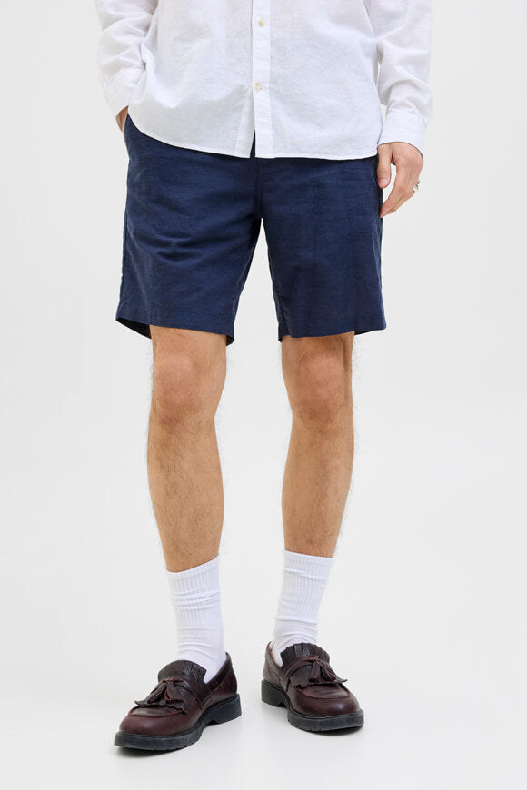 JPSTACE Chino Leinenshorts - Night Sky