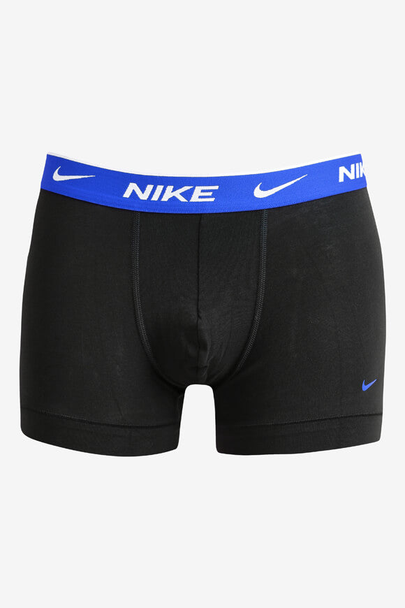 Dreierpack Boxershorts - Schwarz + Rot + Weiss + Royal