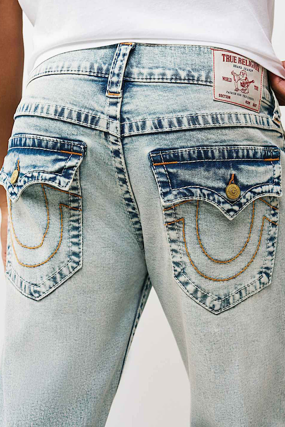 Ricky Straight Fit Jeans - Light Wash Blue