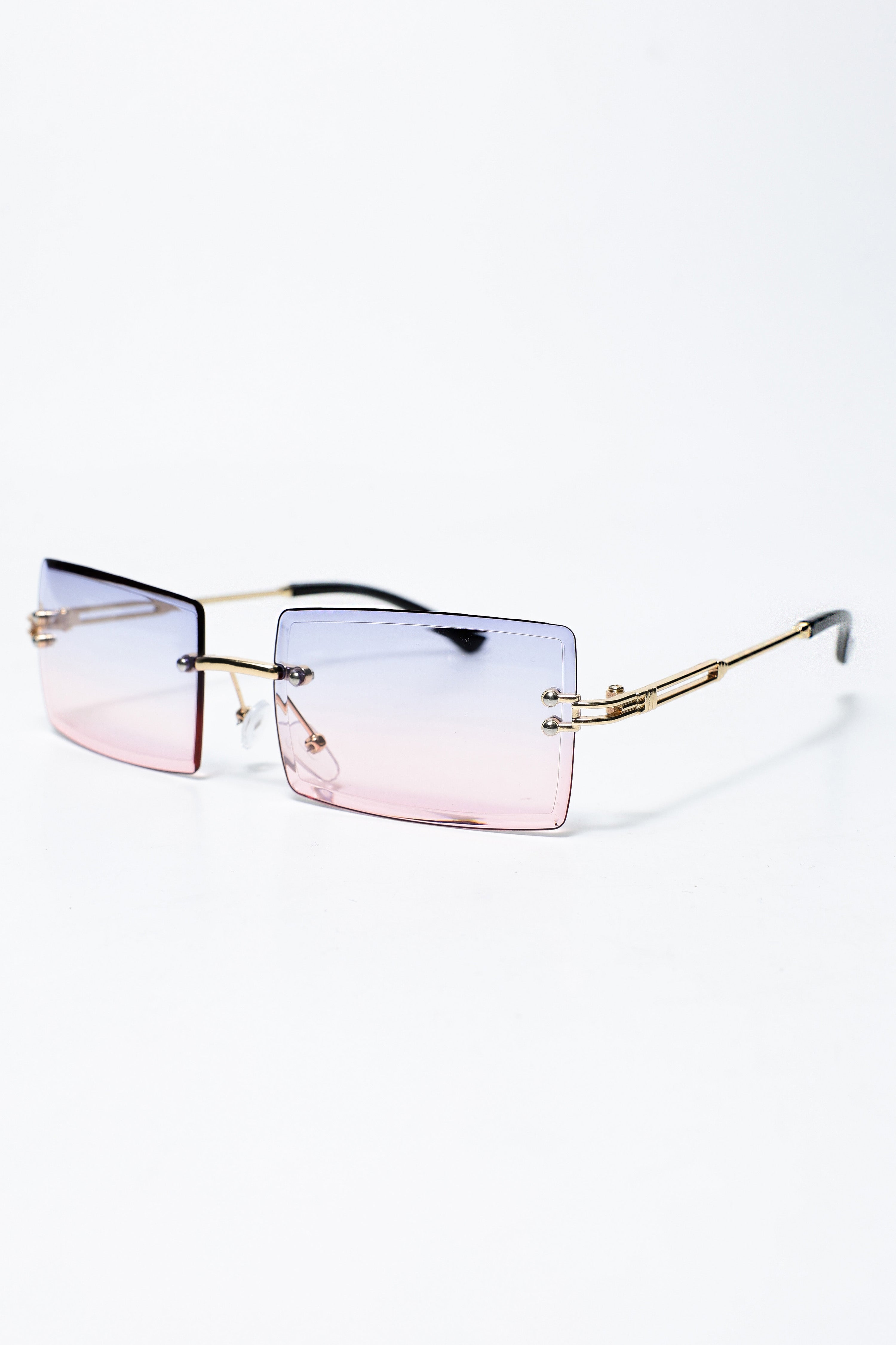 Lunettes - Gold + Pink + Blue