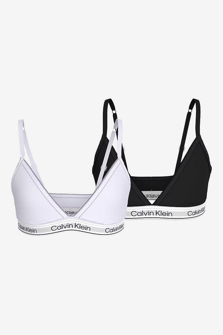 Doppelpack Bralettes - Black + White