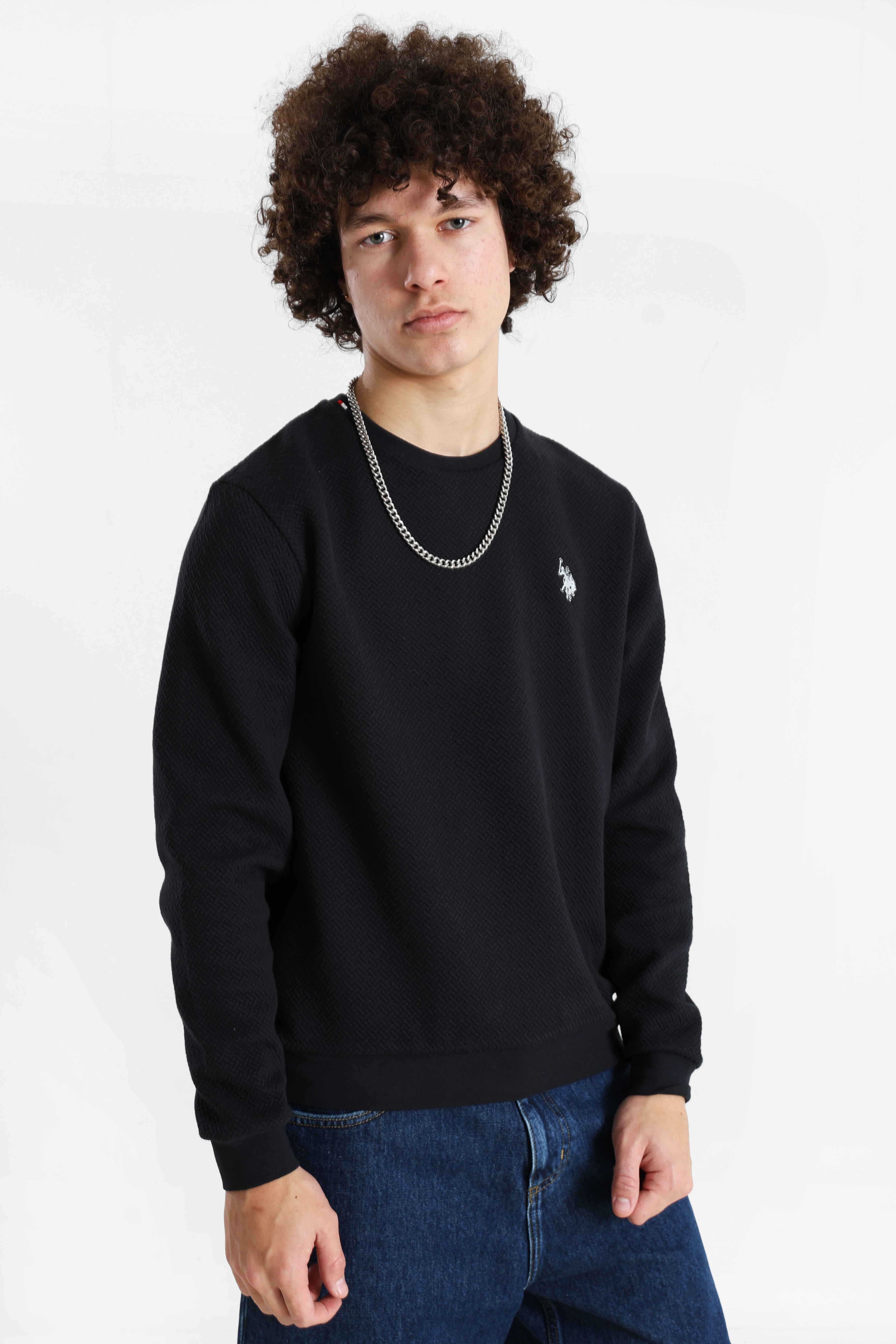 Ever pull en tricot fin - Black