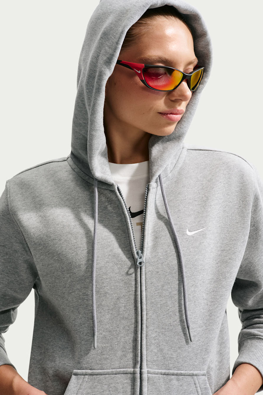 Hooded zip-up sweatshirt - Dark Grey Heather