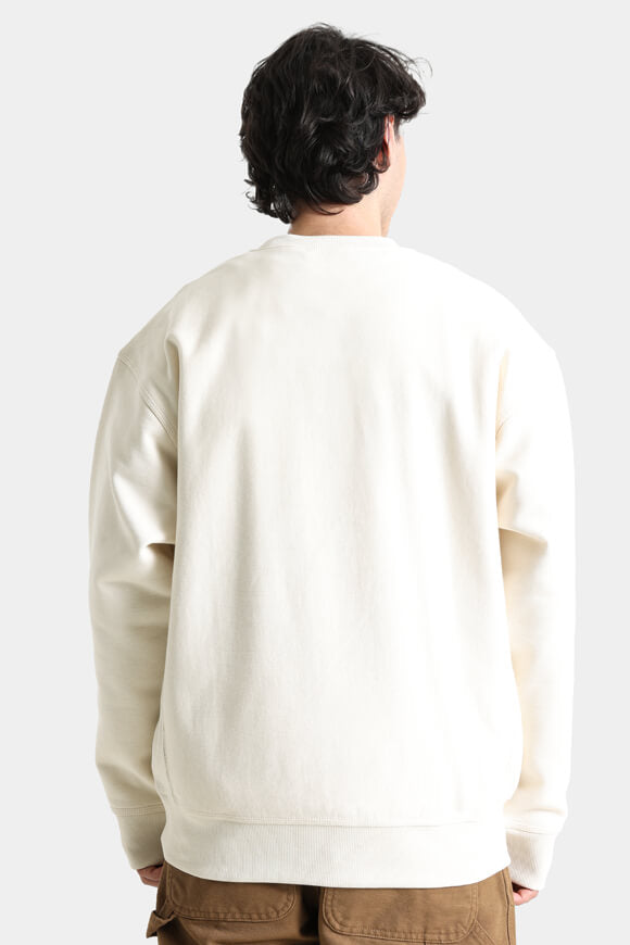 American Script Oversize Sweatshirt - Natural