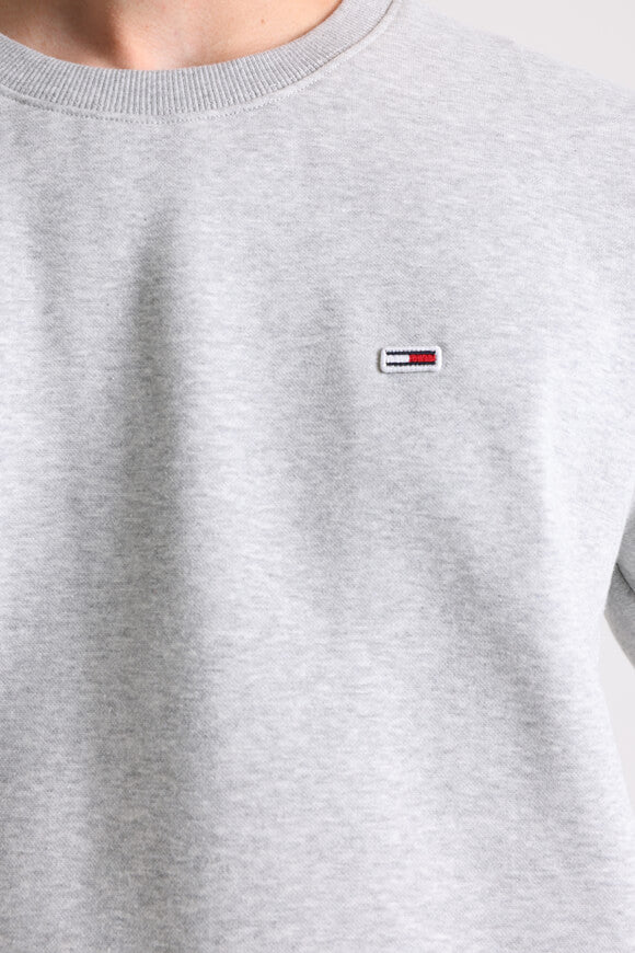 Flag Fleece Sweatshirt - gris clair chiné