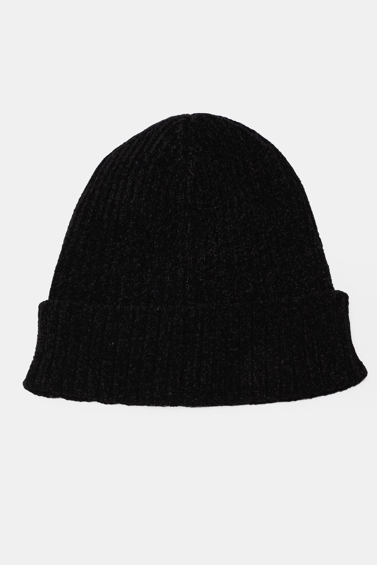 Bonnet en chenille - Jet Black