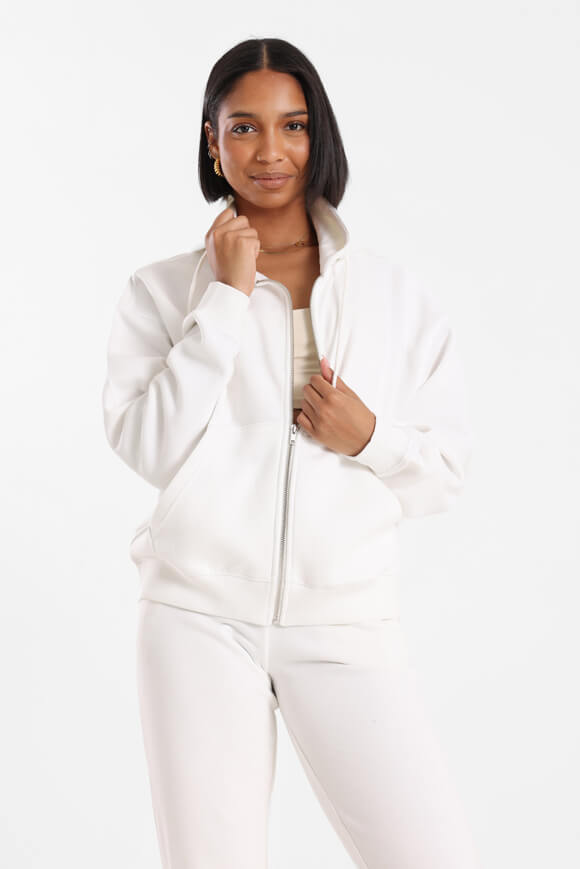 Hooded sweat jacket - Offwhite