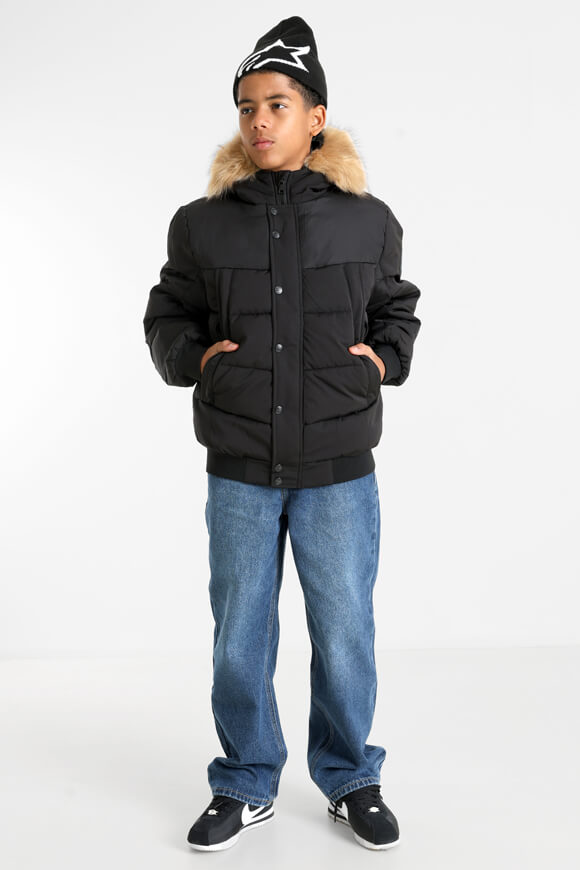 Veste bombers Puffer - Noir